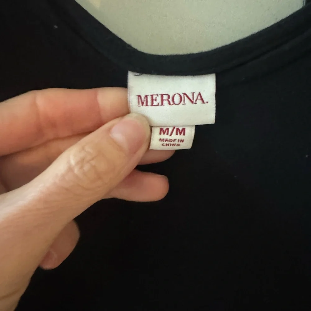 Merona Black Maxi Dress - Picture 2 of 2